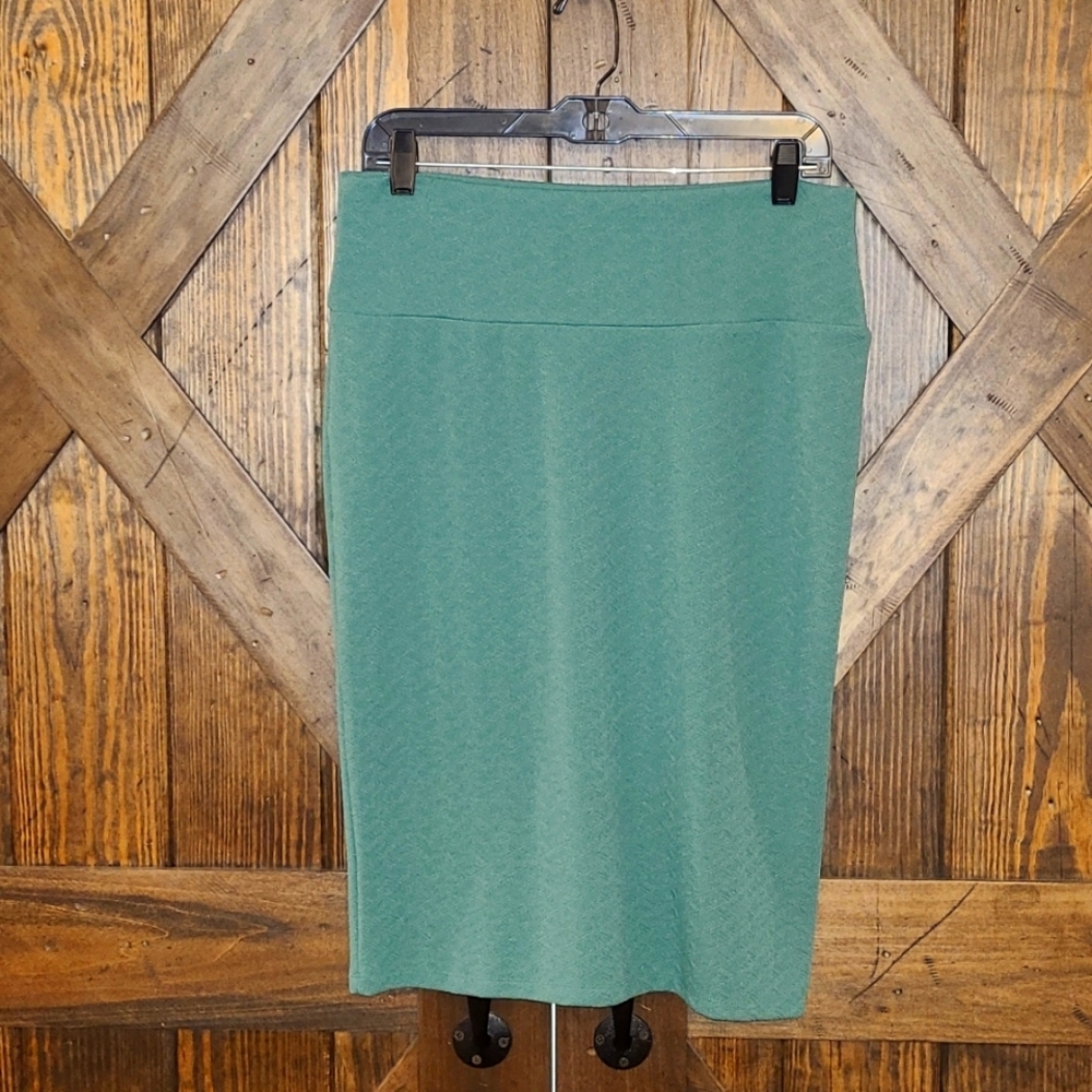 Large LuLaRoe Cassie Skirt Green